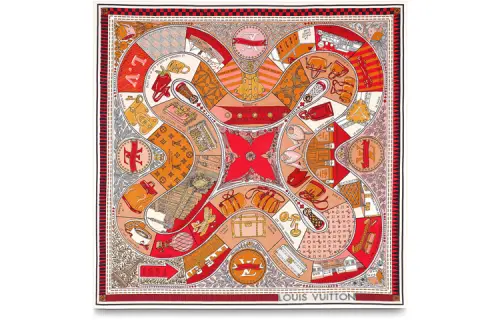 LOUIS VUITTON Louise Scarves Women's Light Umber