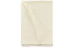 HERMES Calligraphy & Seal Collection Knit Scarves Women's Ivory White
