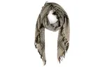 GUCCI GG Knit Scarves Unisex Beige/Brown
