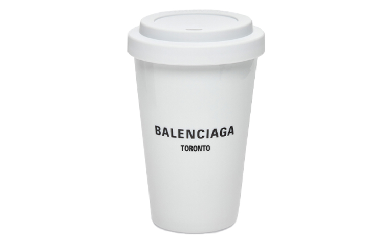 Balenciaga City Limited Series Cup Toronto Limited Mug 300ml White Practical