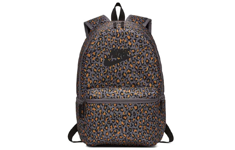 Nike Polyester Backpack Regular Unisex Leopard Print