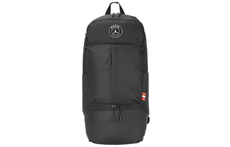Jordan × PSG Collaboration Polyester Basketball Bag Backpack Regular Unisex Black