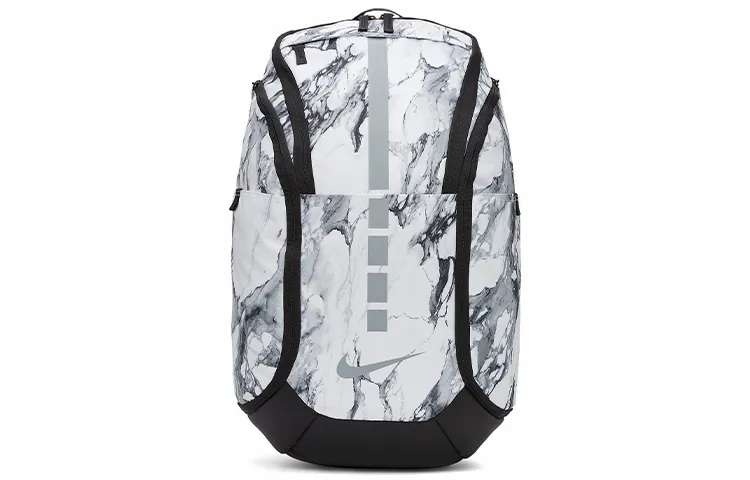 Nike Hoops Elite Pro Backpacks White/Black/Silver
