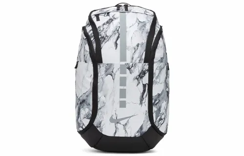 Nike Hoops Elite Pro Backpacks White/Black/Silver