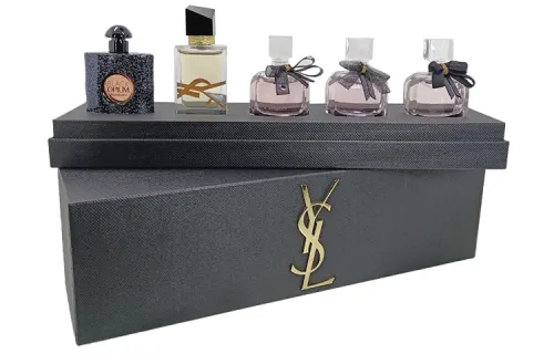SAINT LAURENT Perfume Sample Set Reverse Paris+Black Opium+Eau De Liberté Eau De Parfum EDP Eau De Toilette 5 Piece Set