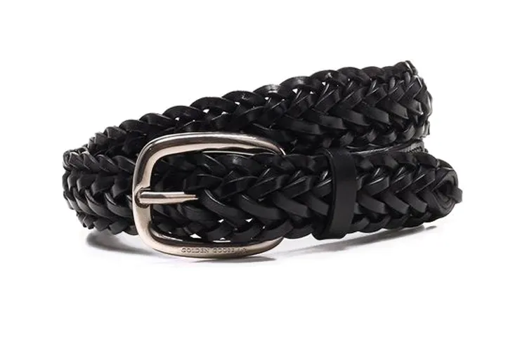 Golden Goose Deluxe Brand Houston Braided Buckle Belt
