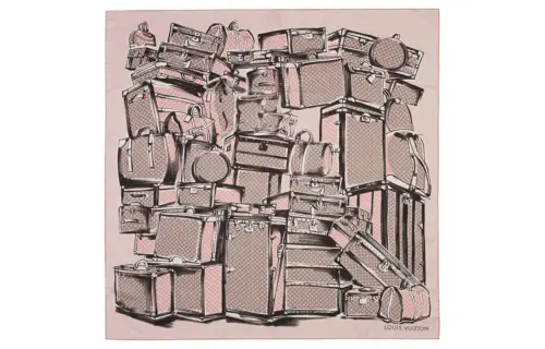 LOUIS VUITTON Trunks Scarves Unisex