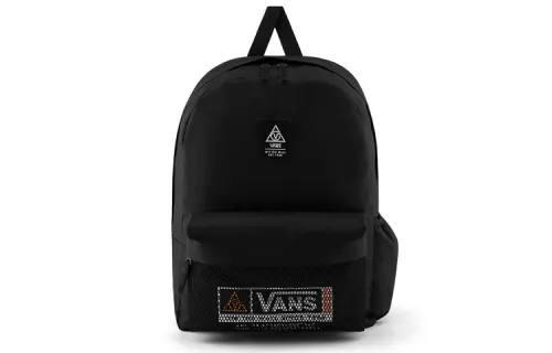 Vans Athleisure Polyester Backpack Regular Unisex Black/Army Green