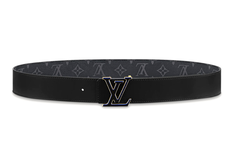 Мужской ремень Louis Vuitton LOUIS VUITTON 4cm (черный) — фото 2