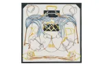 HERMES Scarves Unisex Blue