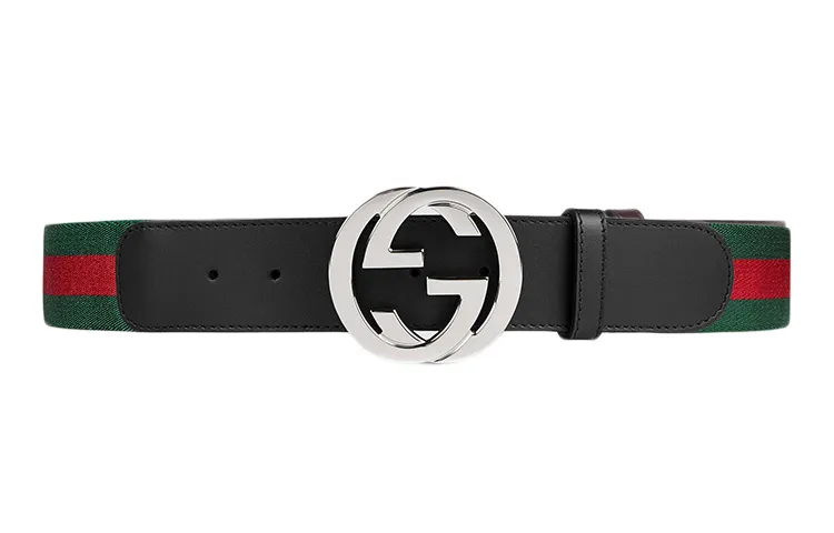 Gucci interlocking G buckle reversible belt