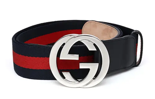 GUCCI Gg Buckle Web Belt