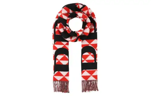 PRADA Knit Scarves Unisex Multicolor