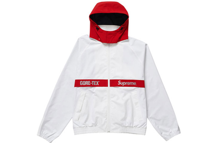 Supreme FW18 x GORE-TEX Court Jacket White  3M  