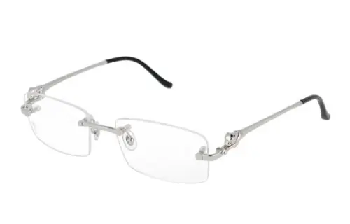 Cartier Rectangular Rimless Glasses