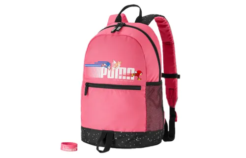 PUMA SONIC Collaboration Polyester Backpack Regular Unisex Pink