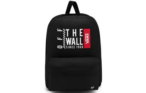Vans Canvas With Nylon Fabric Backpack Regular Unisex Black