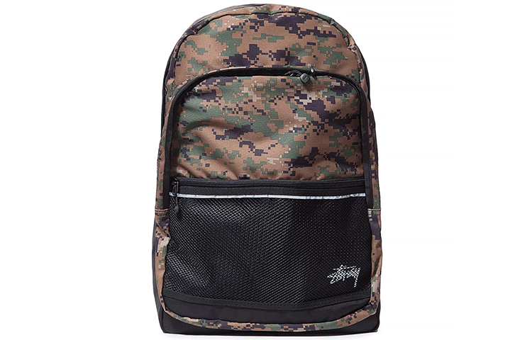 Stussy Nylon Fabric Backpack Unisex Camouflage