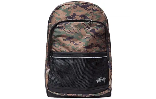 Stussy Nylon Fabric Backpack Unisex Camouflage