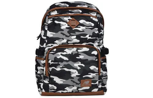 New Balance Fabric Backpack Regular Unisex Gray Brown