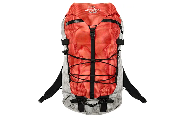 Arc'teryx X PALACE Collaboration No Capacity Information Flap Outdoor Bags Nylon Orange Beige Unisex