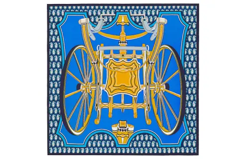 HERMES Scarves Women's Blue