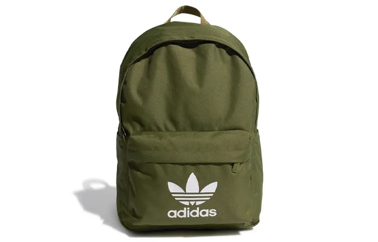 Adidas Originals Trefoil Polyester Backpack Regular Unisex Green