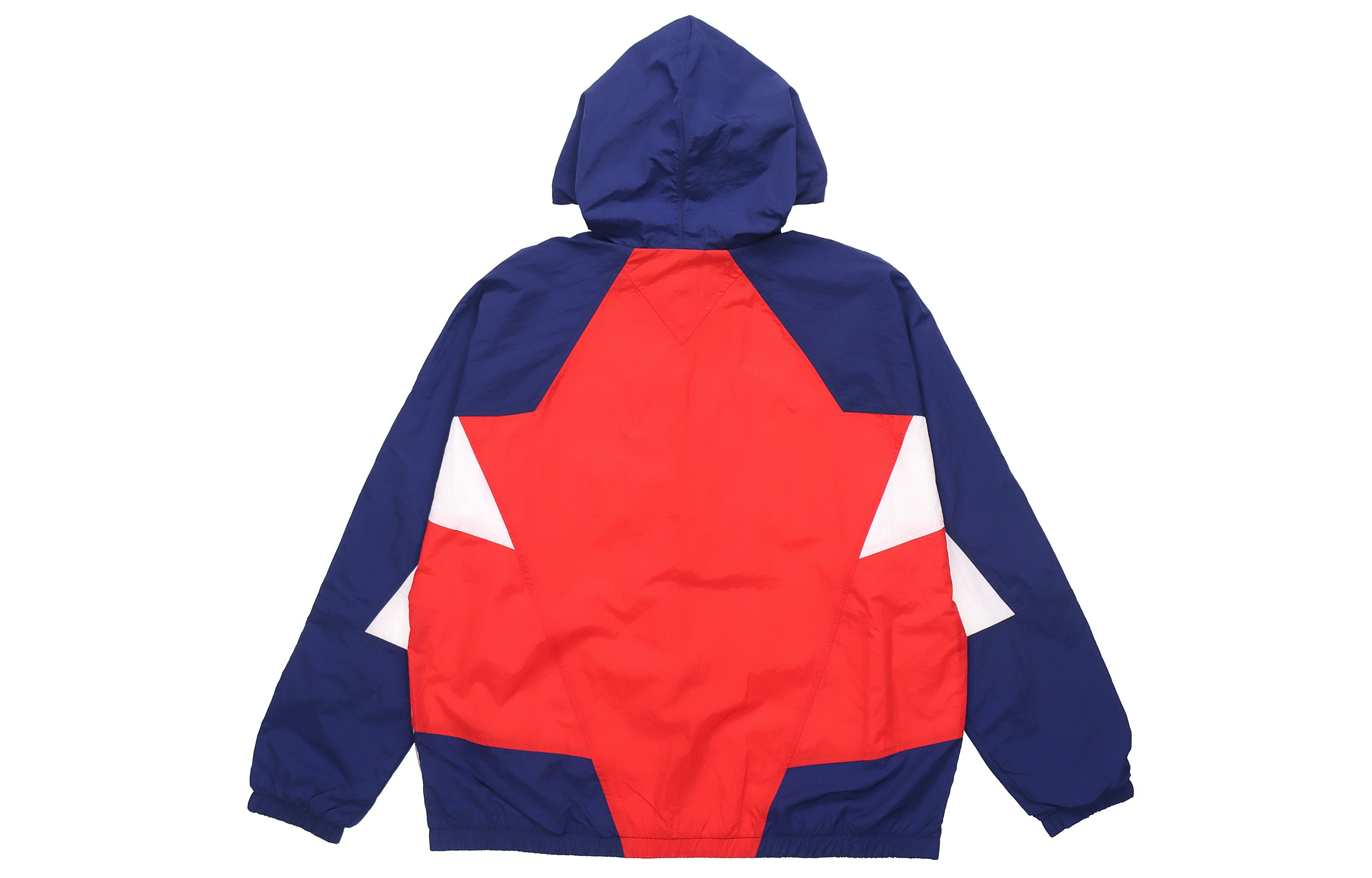 Мужская куртка Nike Sportswear Heritage Windrunner (красно-синяя) — фото 2