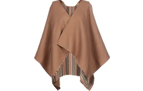 Burberry Wool Shawls Women's Linen Color