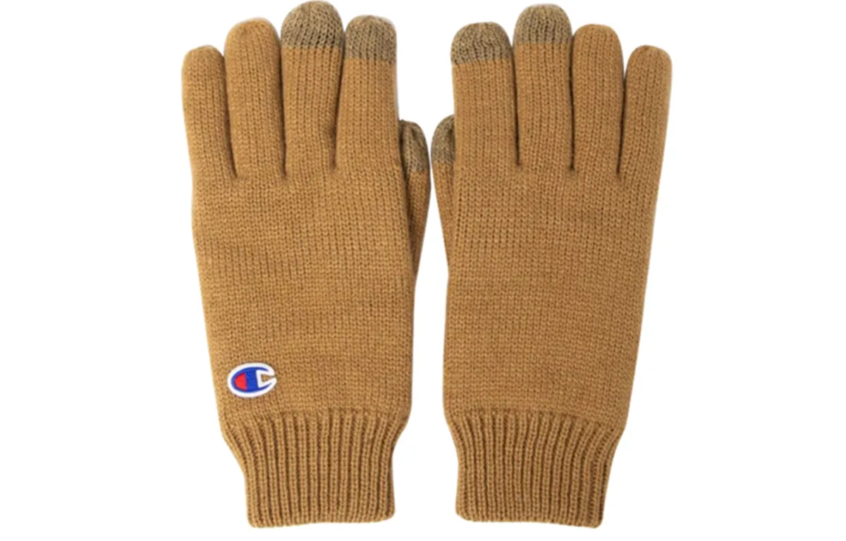 Champion Knit Gloves Unisex Khaki
