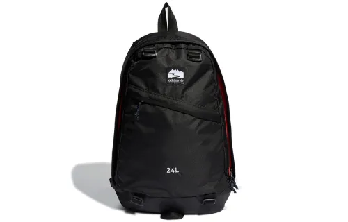 Adidas, classic regenerated small black backpack with zipper for leisure for men and women, for beloved