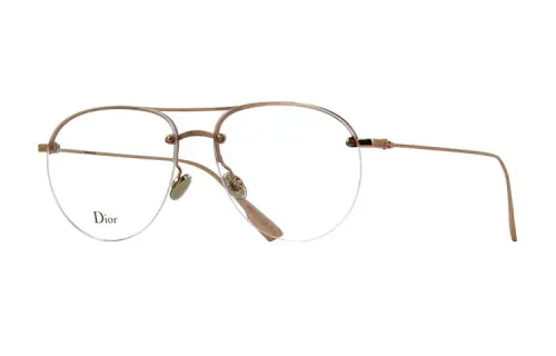 DIOR Prescription Glasses Women's Rose Gold