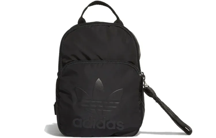Adidas Originals Polyester Backpack Mini Women's Pure Black