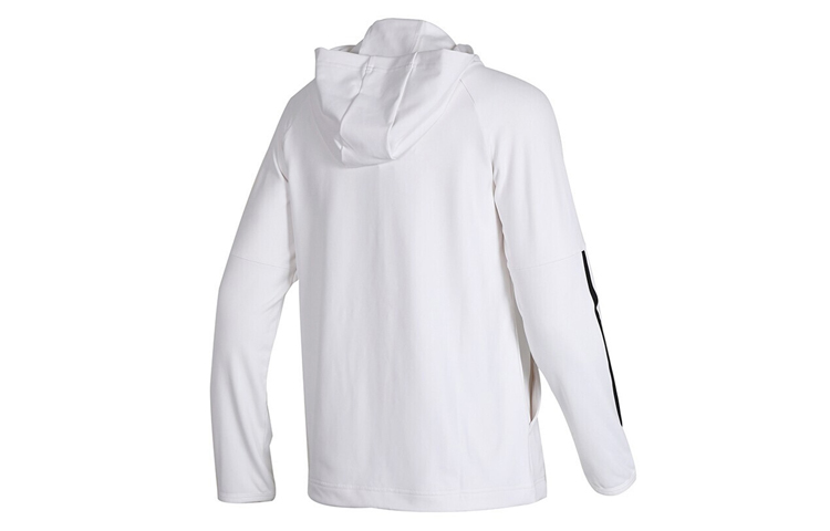 Женская куртка adidas 3S Fz Hoodie (белая) — фото 2