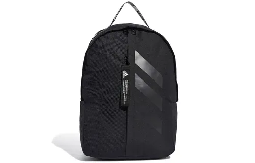 Adidas Zip Closure Polyester Backpack Regular Unisex Black