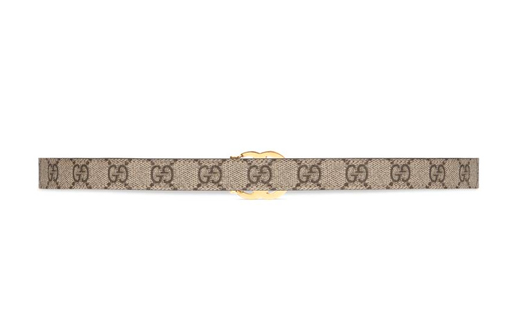 Ремень Gucci GG Marmont G 2cm (коричневый) — фото 4