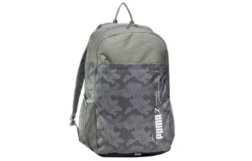 PUMA Style Rider Polyester Backpack Regular Unisex Gray Green