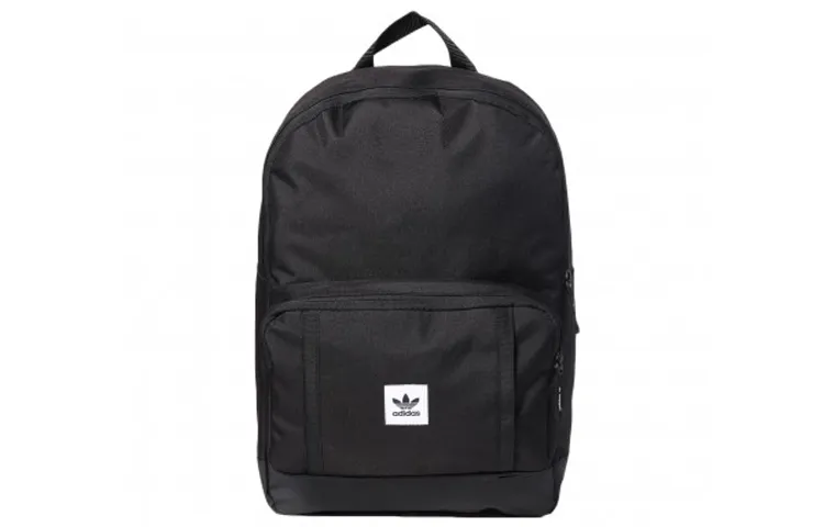 Adidas Originals Trefoil Polyester Laptop Bag Backpack Regular Unisex Black