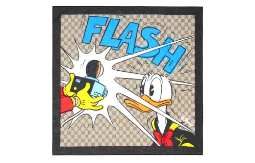 GUCCI Disney X Gucci Scarves Unisex Beige/Blue