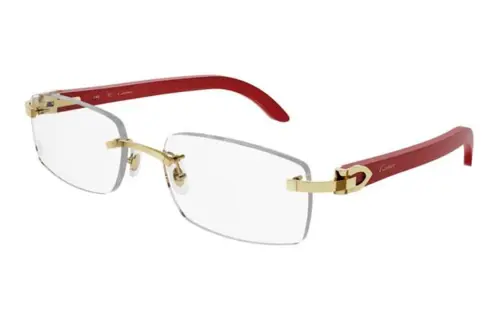 Cartier Rimless Rectangular Glasses