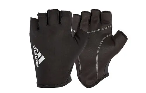 Adidas Rubber, Elastane Sports Gloves Unisex
