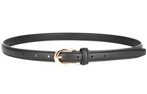 FREE RABBITⅡ Leather Belts Unisex Black