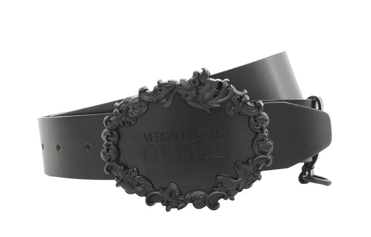 VERSACE JEANS COUTURE Cow Leather Belts Men's 3.5cm