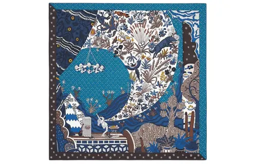 HERMES Scarves Women's Midnight Blue