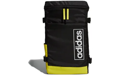 Adidas Polyester Backpack Regular Unisex Black Yellow