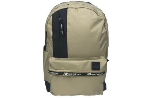 New Balance Artificial Leather Backpack Unisex Beige Yellow