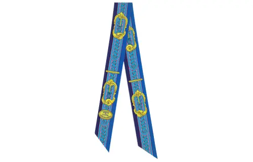 HERMES Mulberry Silk Scarves Women's