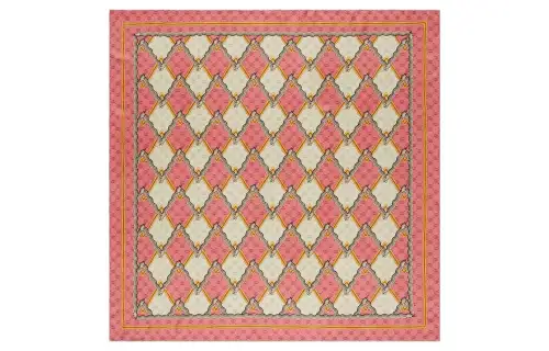 GUCCI 2000 2015 Gg Snake Silk Scarf Scarves