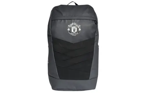 Adidas Manchester United Polyester Backpack Unisex Black