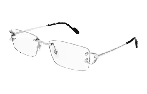 CARTIER Rectangular Prescription Glasses Men's